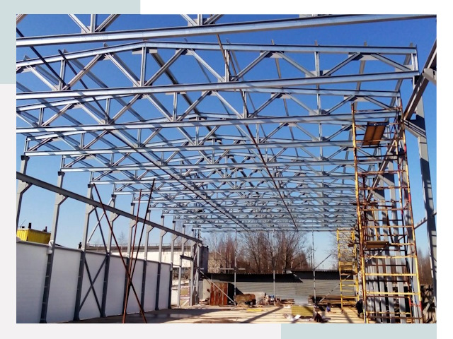 Строительство цехов в Киров от 610 руб. под ключ