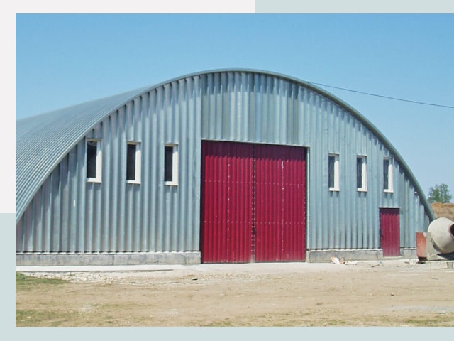 Бескаркасные ангары в Киров от 610 руб. - СтальСтрой-Кро