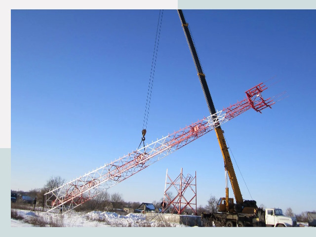 Строительство башен связи в Кирове от 610 руб.