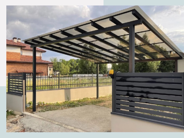 Металлические навесы в Киров от 610 руб. за м²