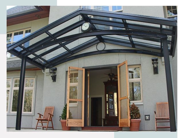 Козырьки металлические в Кирове