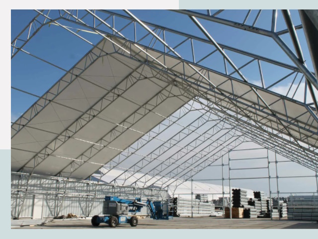 Каркасно-тентовые сооружения от СтальСтрой-Кро по цене 610 руб.