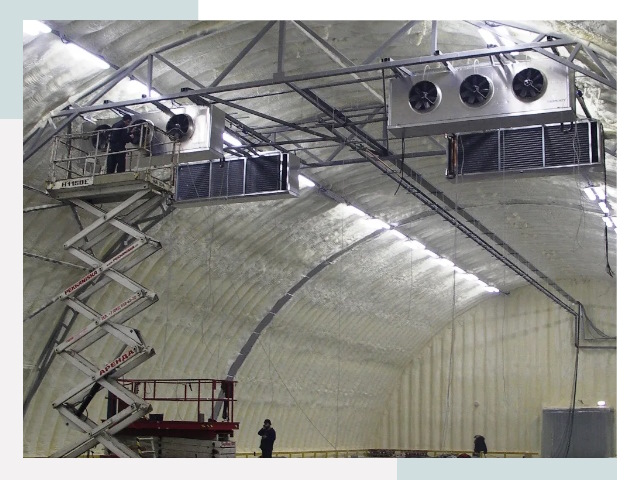 Оснащение ангаров в Кирове