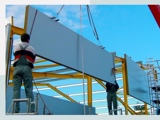 Монтаж сэндвич-панелей в Кирове от 610 руб.