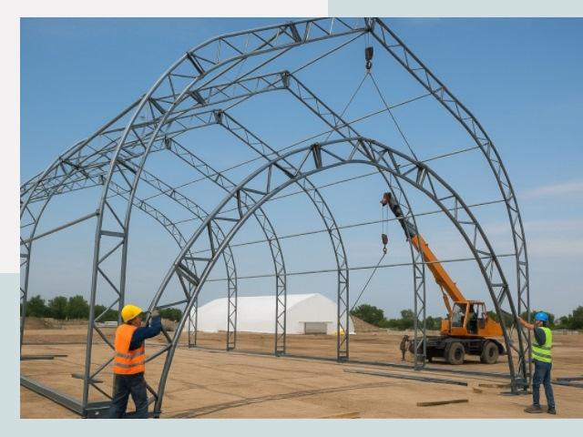 Монтаж ангаров в Кирове от 610 руб. - Надежно и быстро