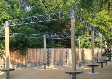 Терраса из металлоконструкций под ключ, проектирование, изготовление и монтаж от СтальСтрой-Кро